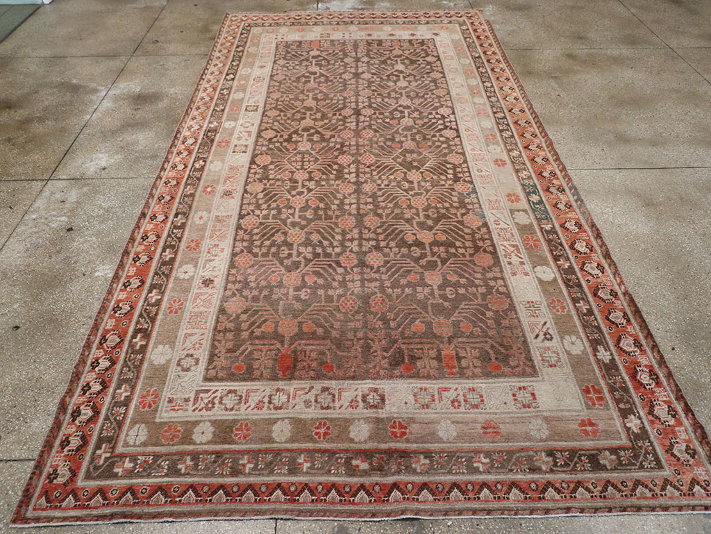 Antique East Turkestan Khotan Gallery Carpet, No.17196 - Gss
