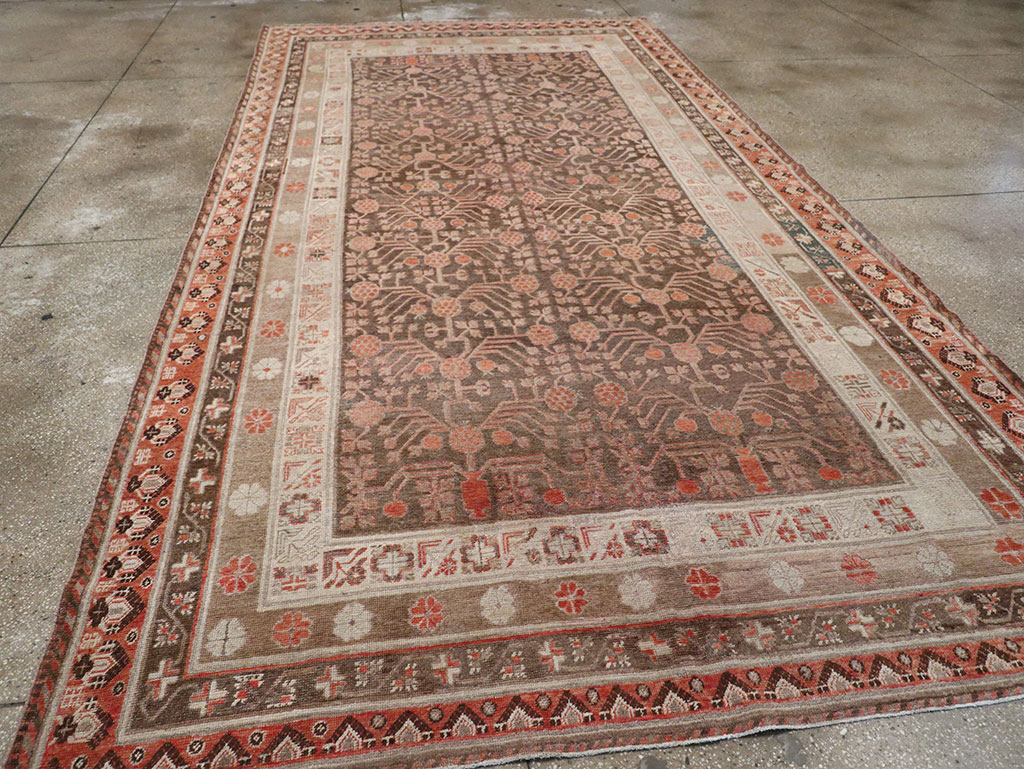 Antique East Turkestan Khotan Gallery Carpet, No.17196 - Gss