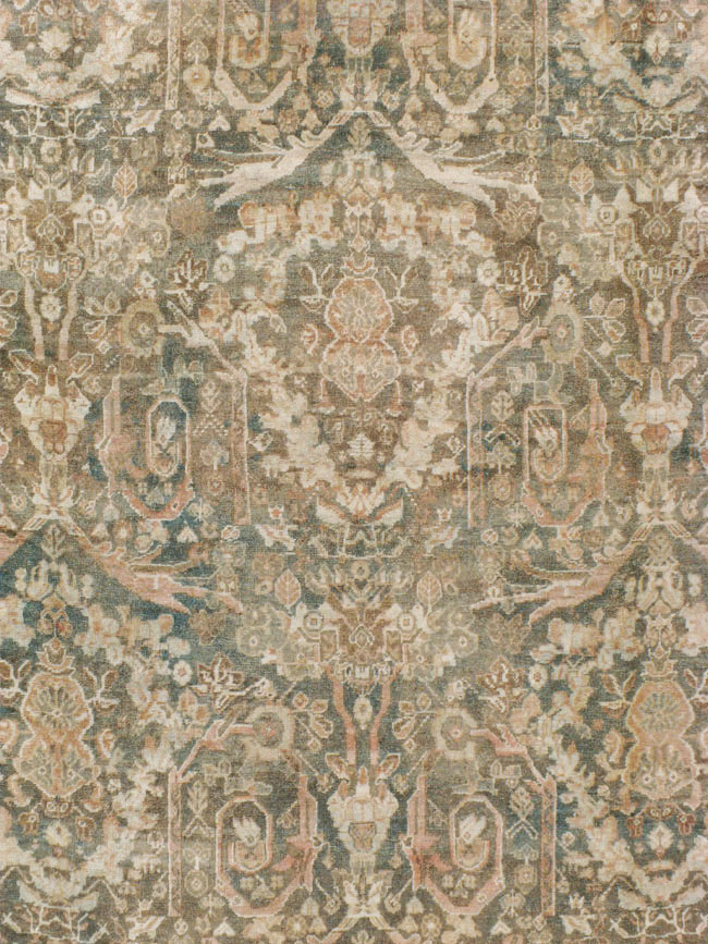 Antique Persian Mahal Carpet, No.17200 - Gss