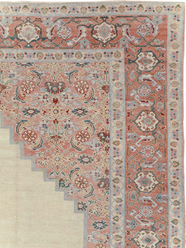 Antique Persian Serapi Room Size Carpet, No.17202 - Gss