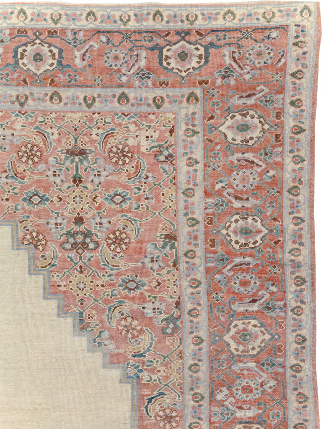Antique Persian Serapi Room Size Carpet, No.17202 - Gss