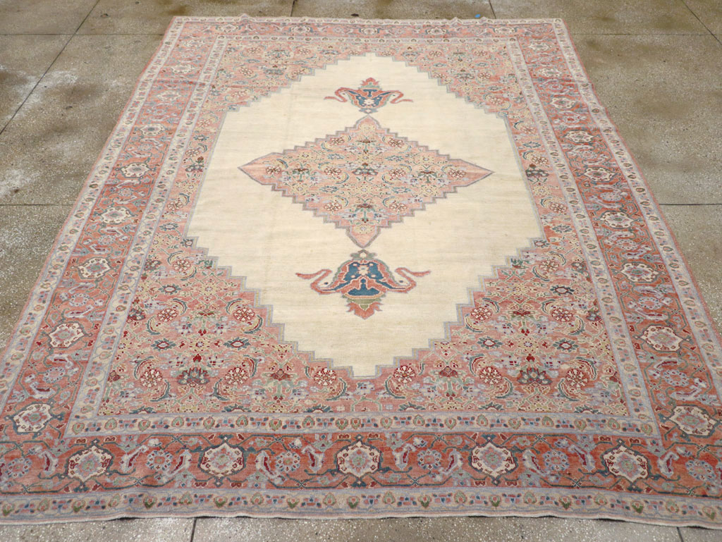 Antique Persian Serapi Room Size Carpet, No.17202 - Gss