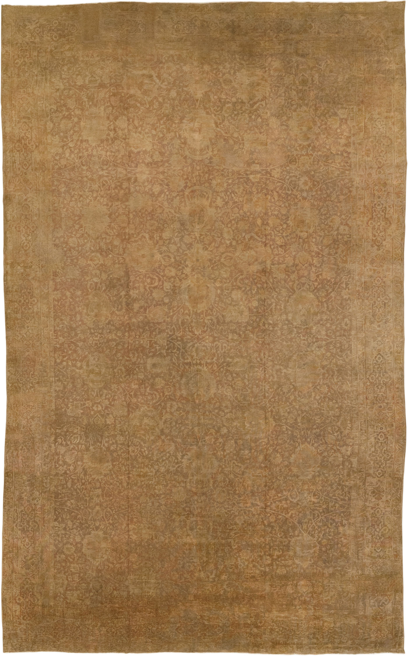 Antique Indian Lahore Oversize Carpet, No.17203 - Gss