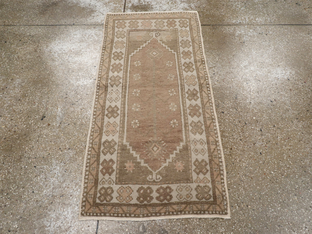 Vintage Turkish Oushak Rug, No.17206 - Gss