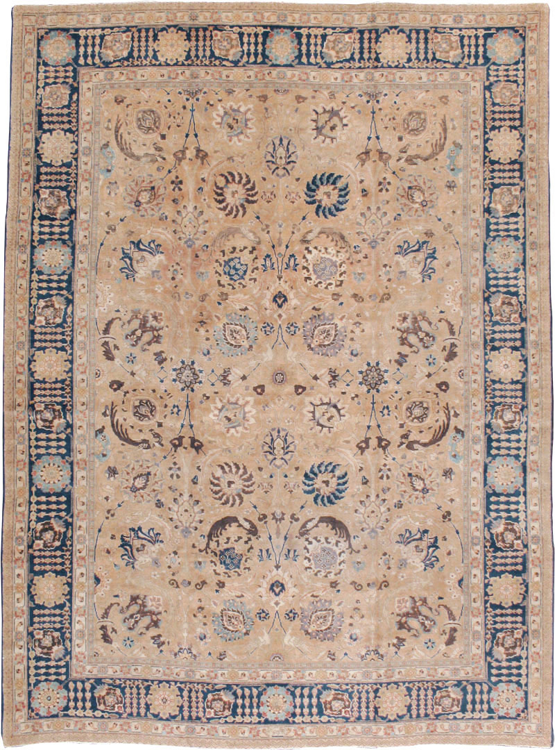 Antique Persian Tabriz Carpet, No.17211 - Gss