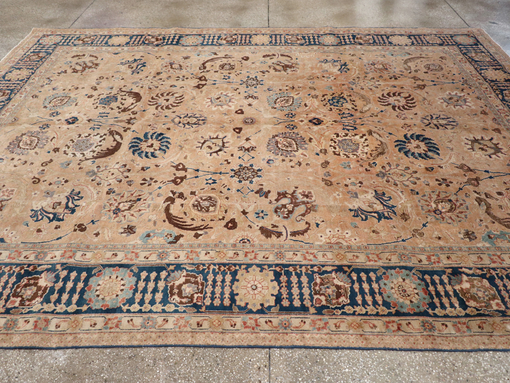 Antique Persian Tabriz Carpet, No.17211 - Gss