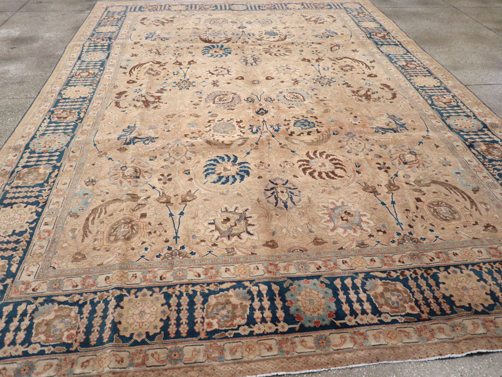 Antique Persian Tabriz Carpet, No.17211 - Gss