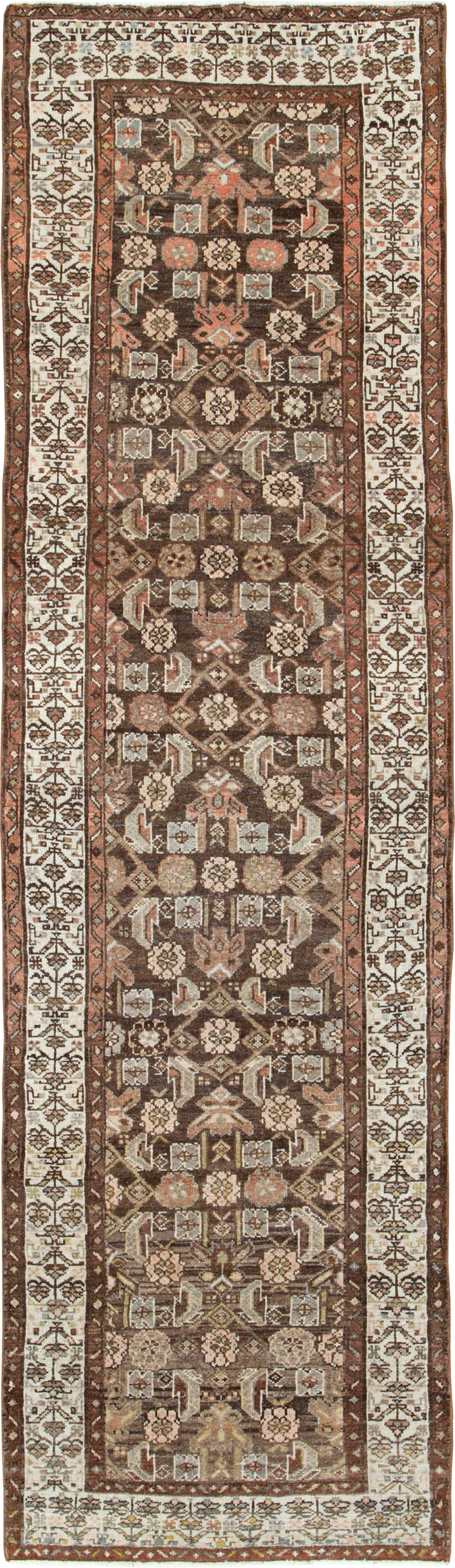 Vintage Persian Malayer Runner, No.17215 - Gss