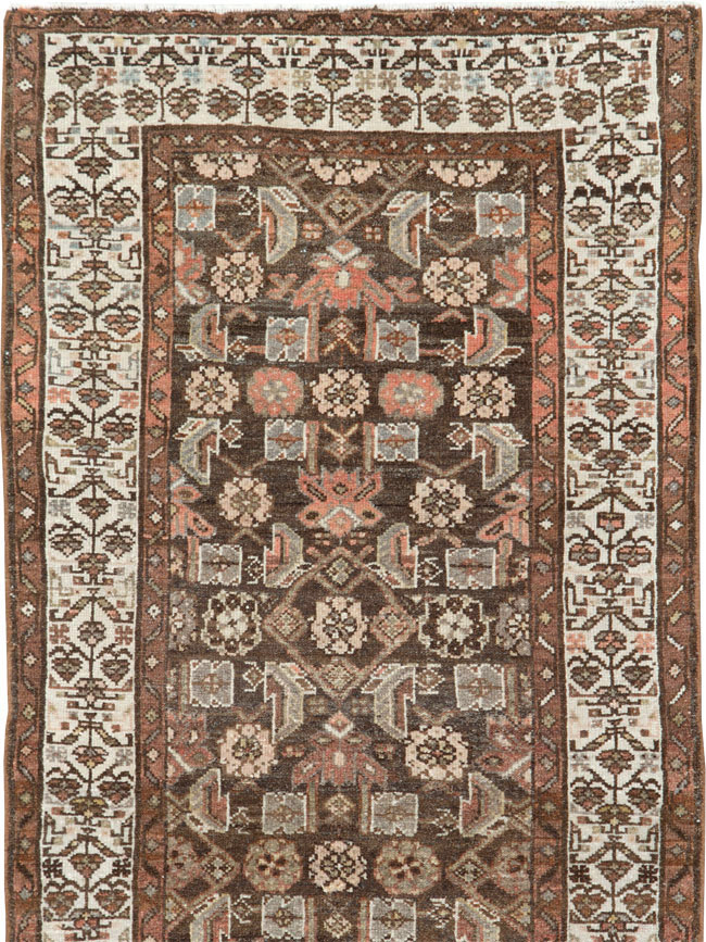 Vintage Persian Malayer Runner, No.17215 - Gss