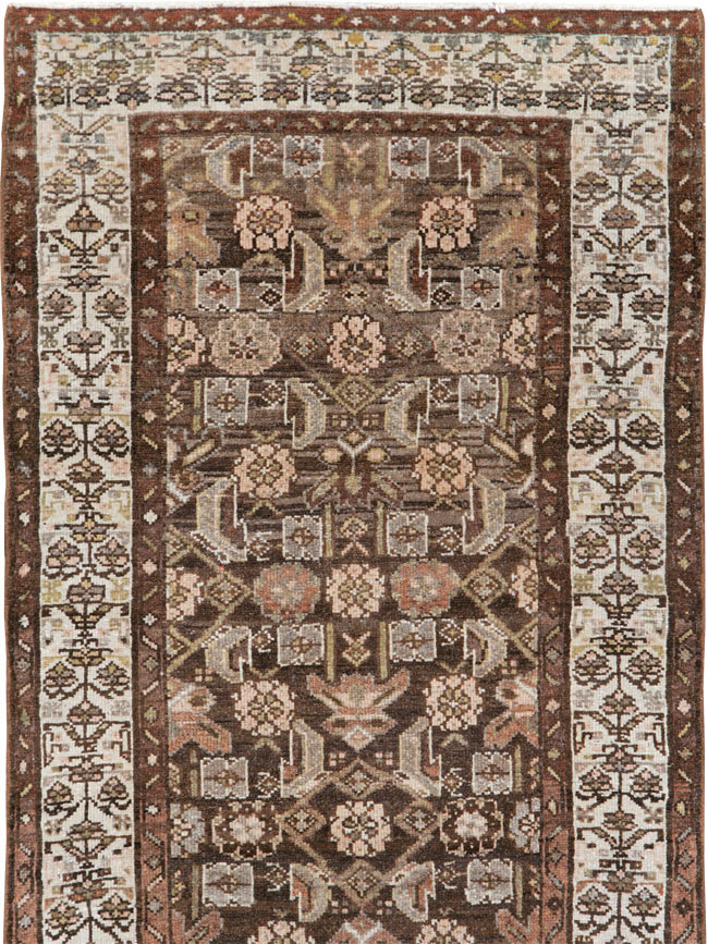 Vintage Persian Malayer Runner, No.17215 - Gss