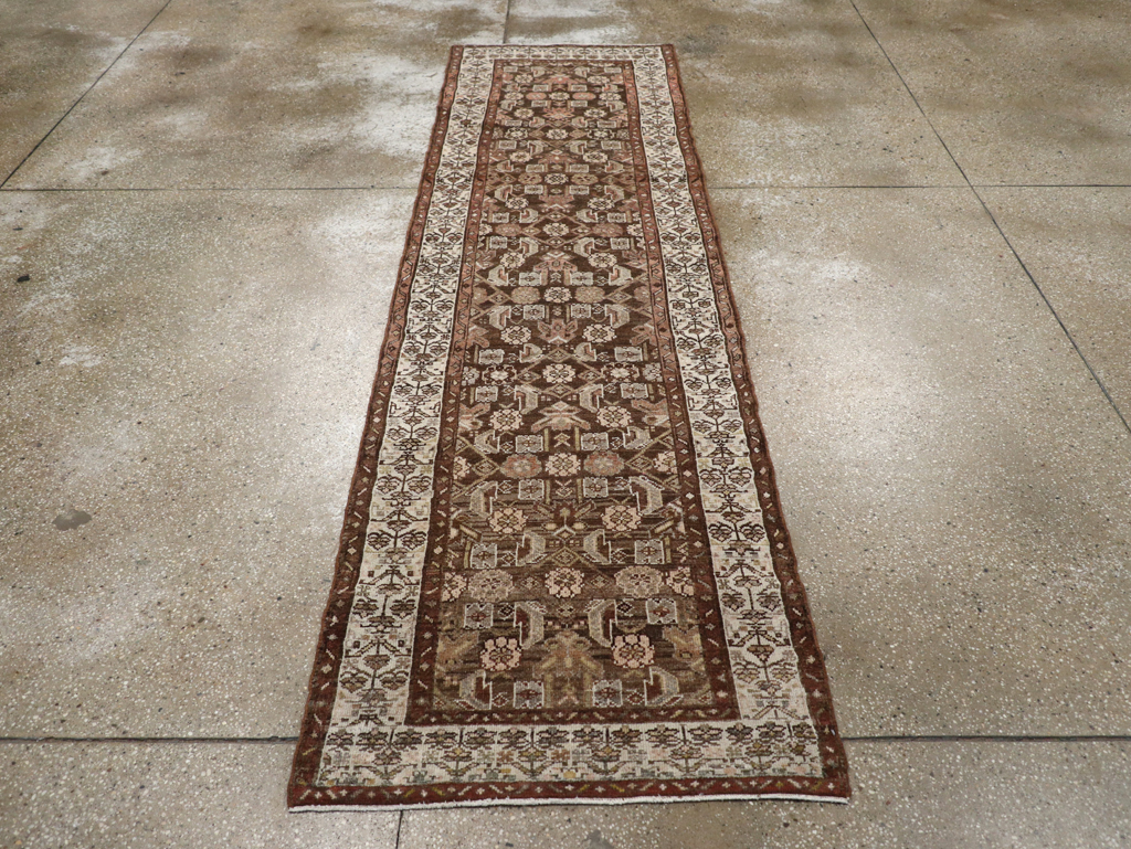 Vintage Persian Malayer Runner, No.17215 - Gss