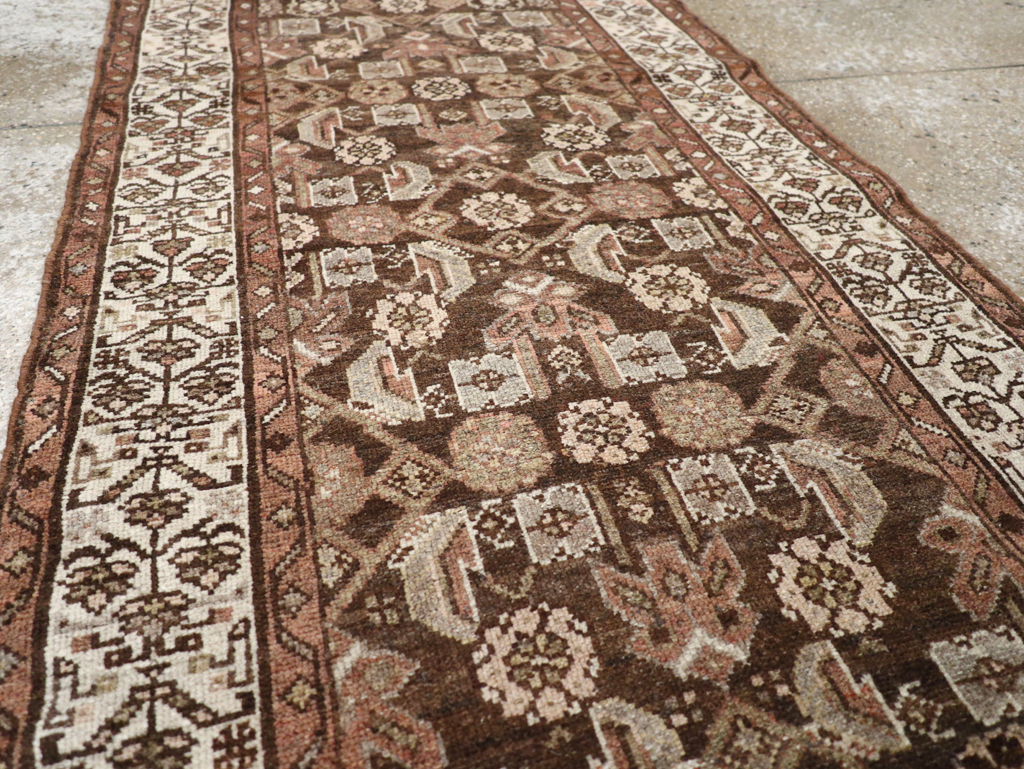 Vintage Persian Malayer Runner, No.17215 - Gss