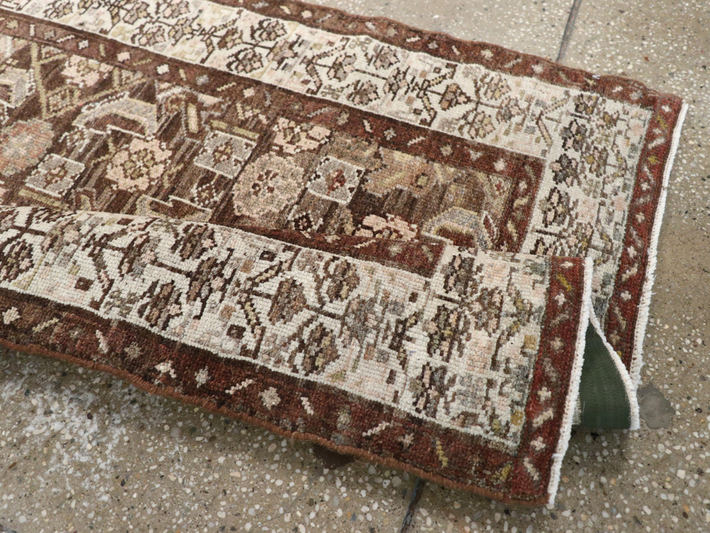 Vintage Persian Malayer Runner, No.17215 - Gss