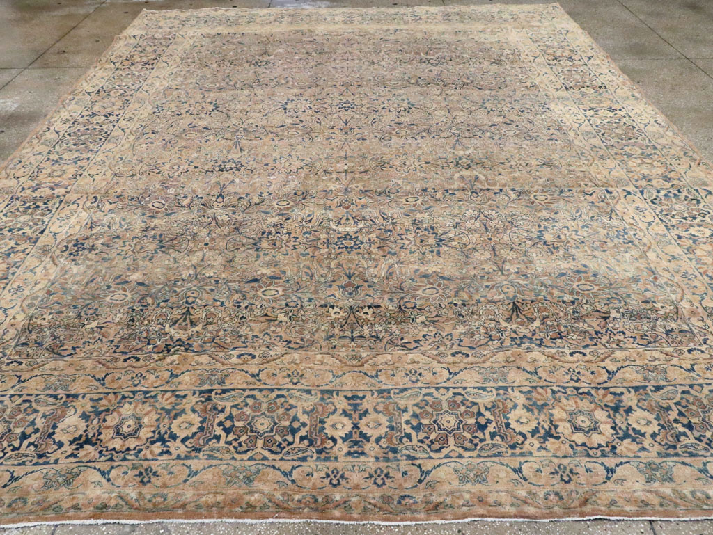 Antique Persian Lavar Kerman Carpet, No.17217 - Gss