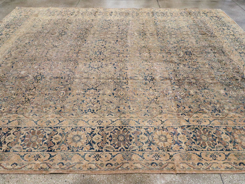 Antique Persian Lavar Kerman Carpet, No.17217 - Gss