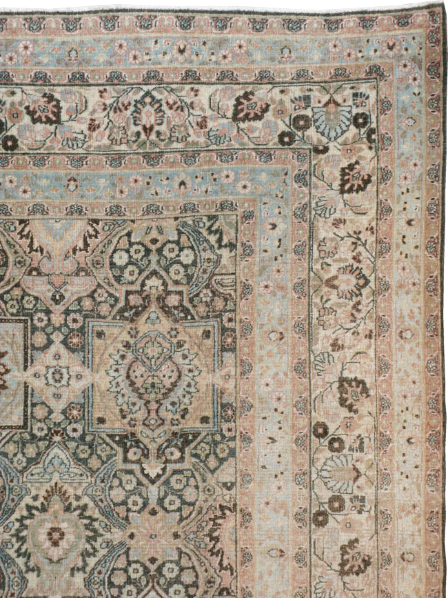 Antique Persian Dorokhsh Carpet, No.17225 - Gss