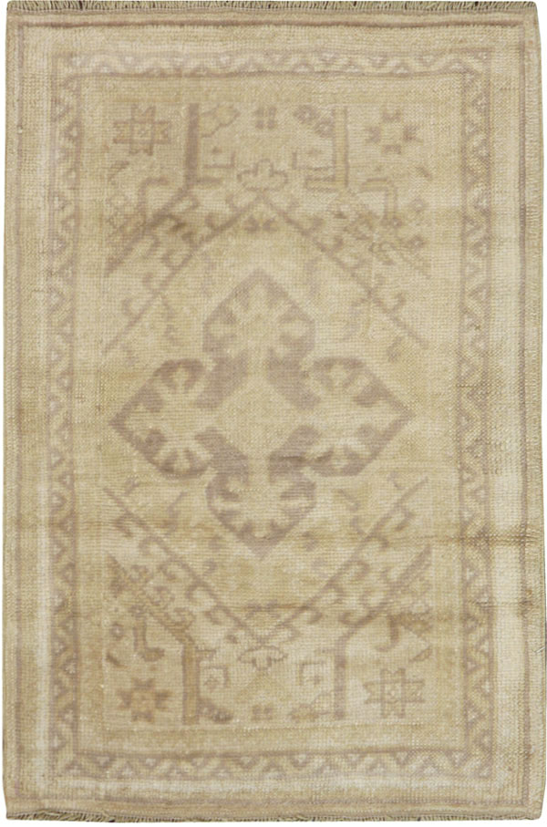 Antique Turkish Oushak Rug, No.17227 - Gss