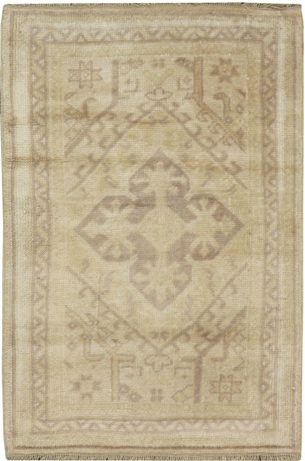 Antique Turkish Oushak Rug, No.17227 - Gss