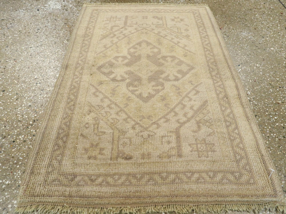 Antique Turkish Oushak Rug, No.17227 - Gss