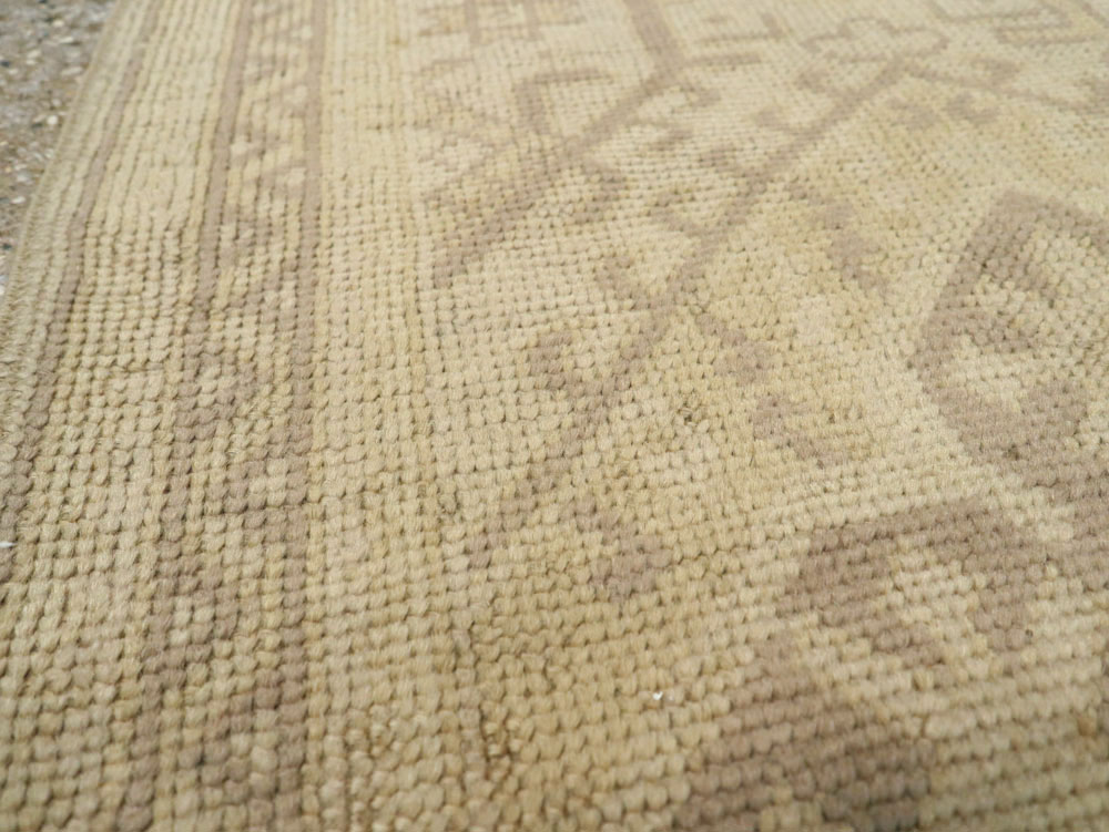 Antique Turkish Oushak Rug, No.17227 - Gss