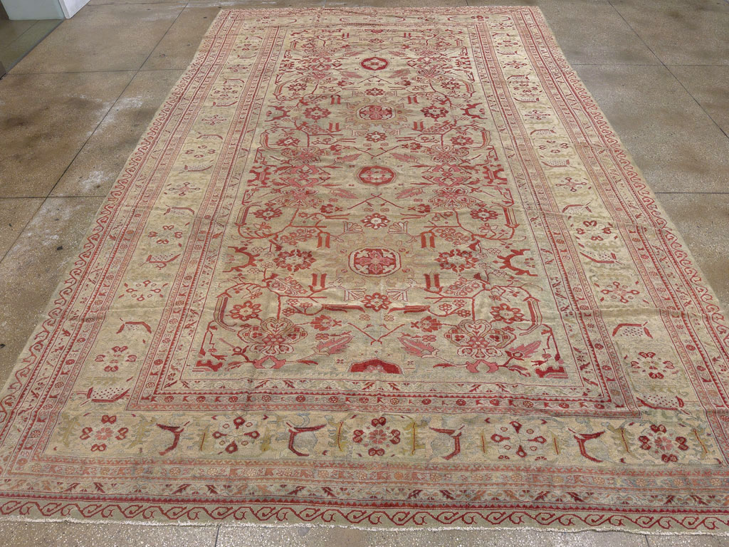 Antique Persian Malayer Large Carpet, No.17233 - Gss