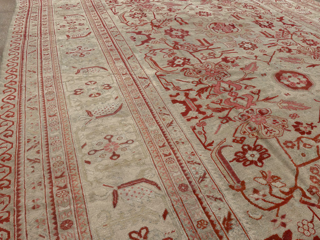 Antique Persian Malayer Large Carpet, No.17233 - Gss