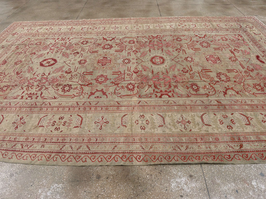 Antique Persian Malayer Large Carpet, No.17233 - Gss