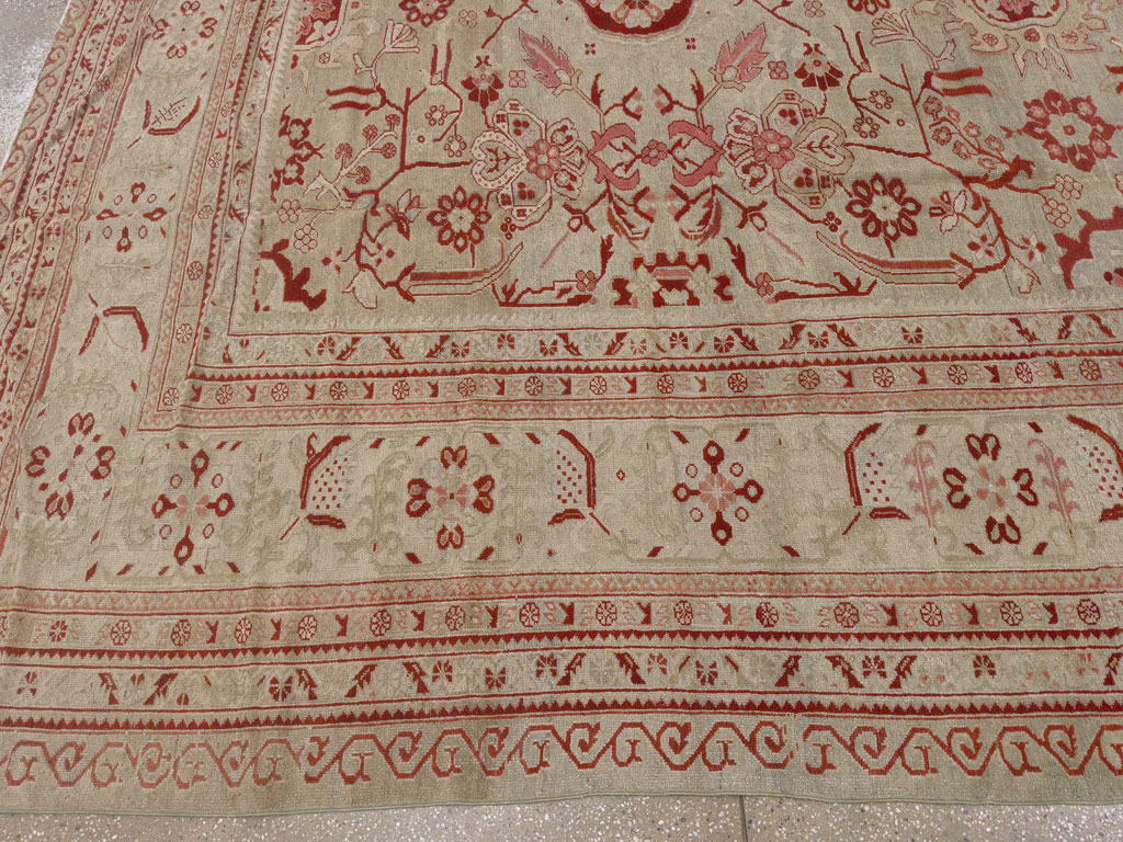 Antique Persian Malayer Large Carpet, No.17233 - Gss