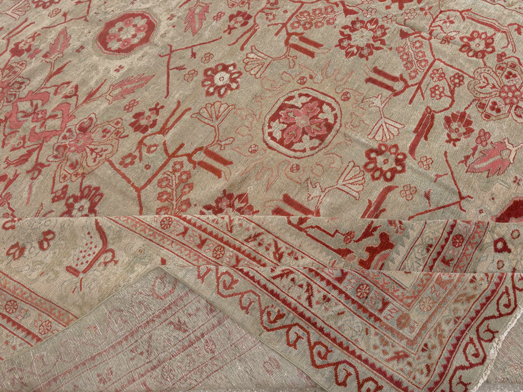 Antique Persian Malayer Large Carpet, No.17233 - Gss
