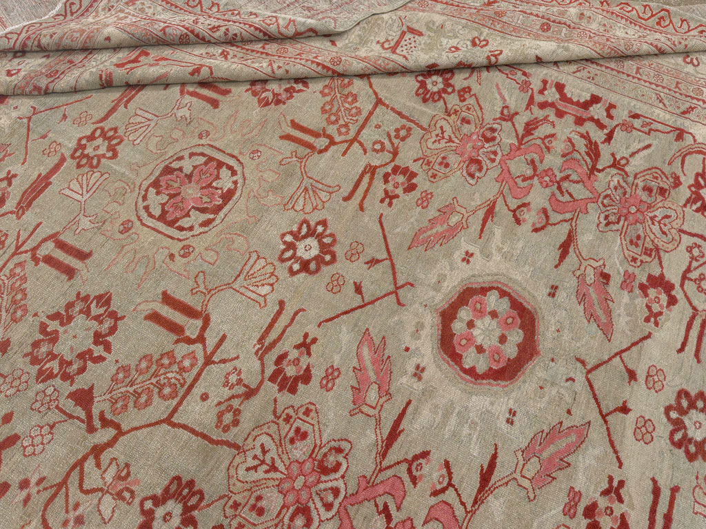 Antique Persian Malayer Large Carpet, No.17233 - Gss