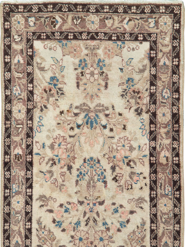 Vintage Persian Hamadan Runner, No.17234 - Gss