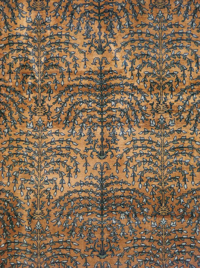 Vintage Indian Lahore Carpet, No.17253 - Gss