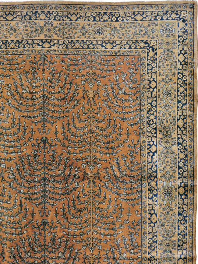 Vintage Indian Lahore Carpet, No.17253 - Gss