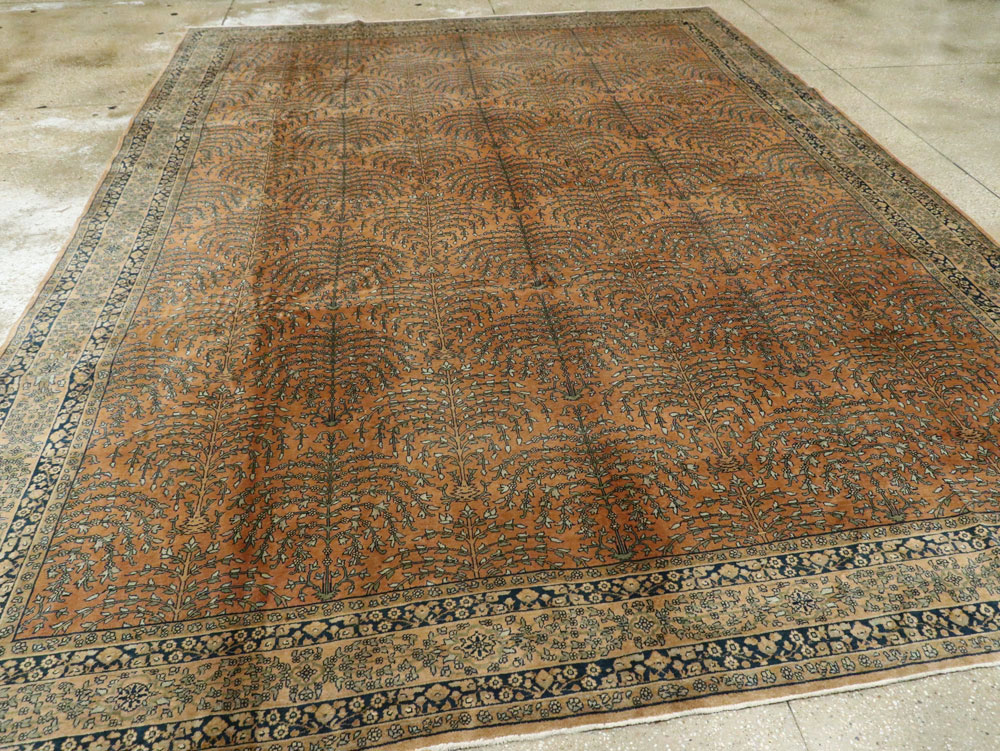 Vintage Indian Lahore Carpet, No.17253 - Gss