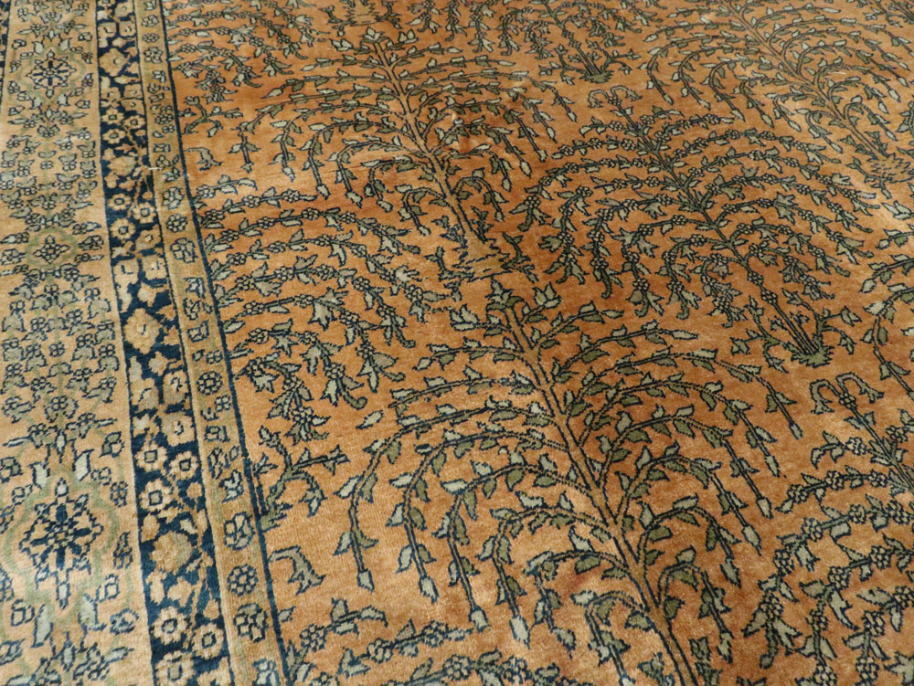 Vintage Indian Lahore Carpet, No.17253 - Gss