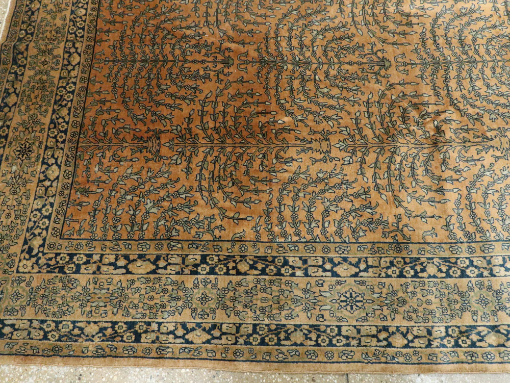 Vintage Indian Lahore Carpet, No.17253 - Gss