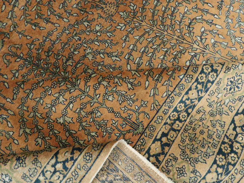 Vintage Indian Lahore Carpet, No.17253 - Gss