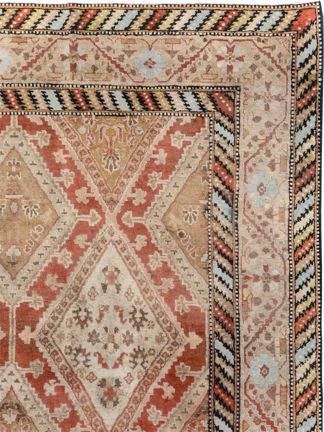 Vintage Indian Lahore Room Size Carpet, No.17256 - Gss