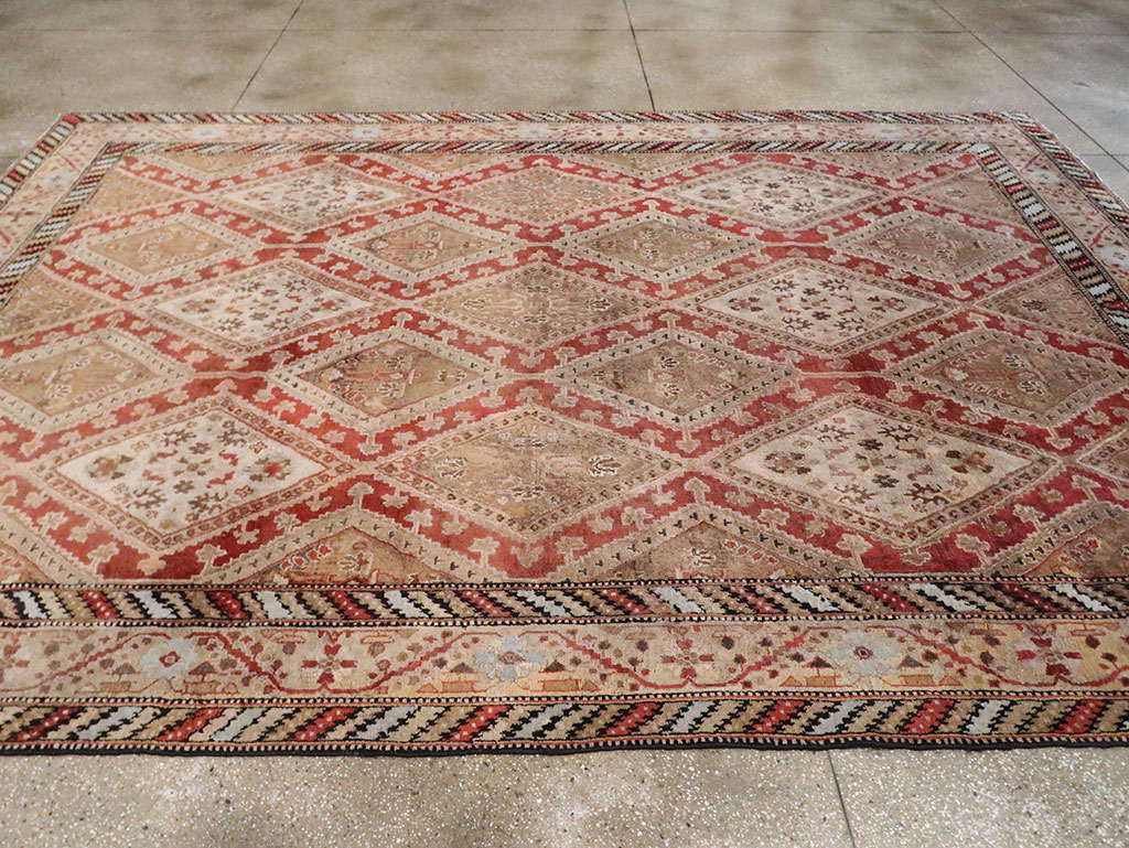 Vintage Indian Lahore Room Size Carpet, No.17256 - Gss