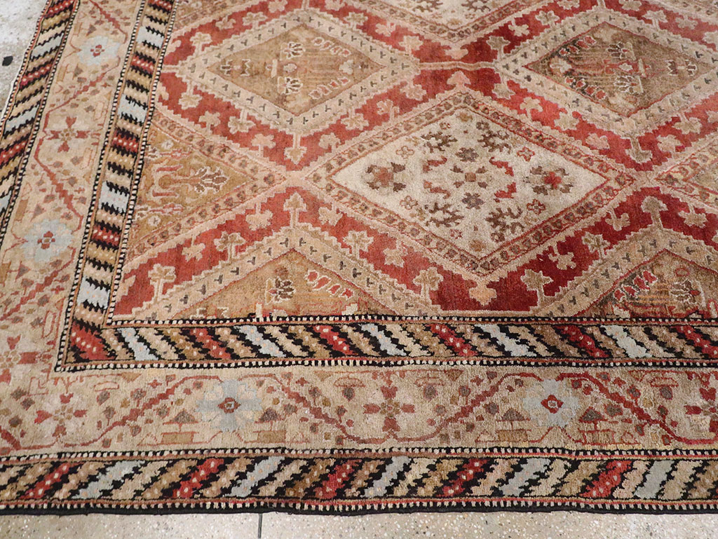 Vintage Indian Lahore Room Size Carpet, No.17256 - Gss