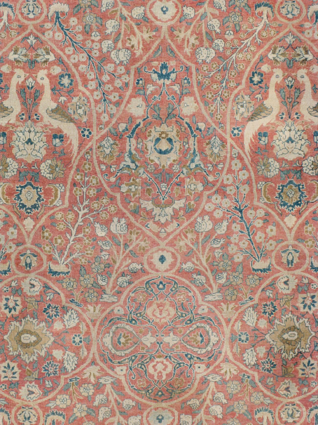 Antique Persian Tabriz Carpet, No.17285 - Gss