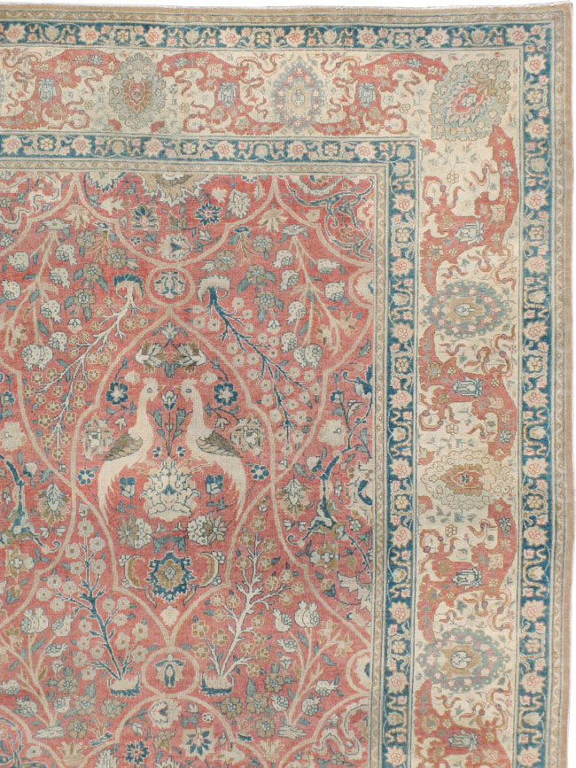 Antique Persian Tabriz Carpet, No.17285 - Gss