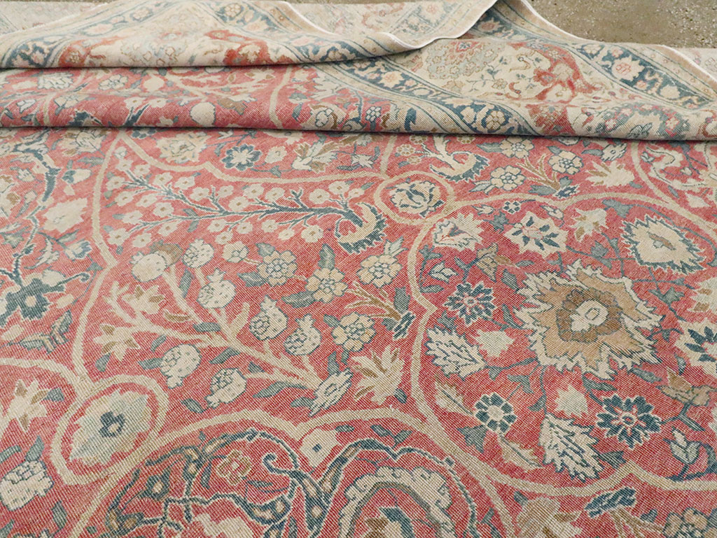 Antique Persian Tabriz Carpet, No.17285 - Gss