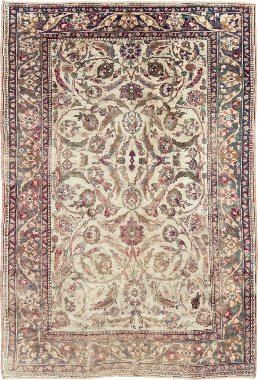 Antique Turkish Oushak Rug, No.17286 - Gss