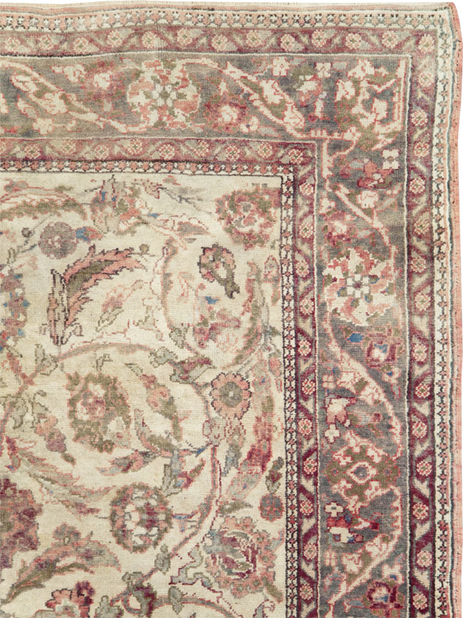Antique Turkish Oushak Rug, No.17286 - Gss