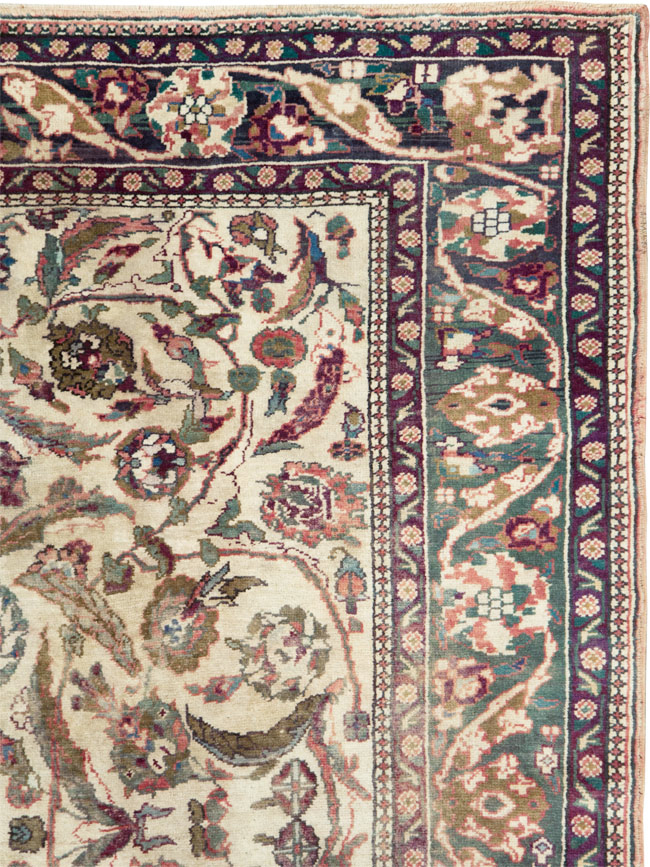 Antique Turkish Oushak Rug, No.17286 - Gss