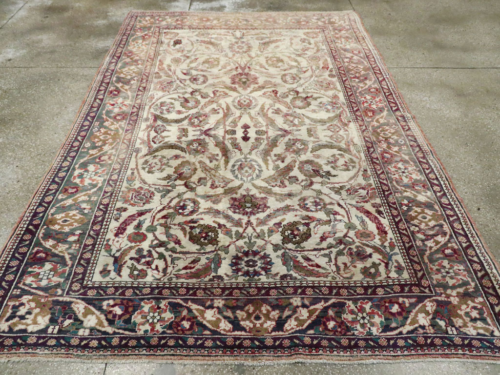 Antique Turkish Oushak Rug, No.17286 - Gss