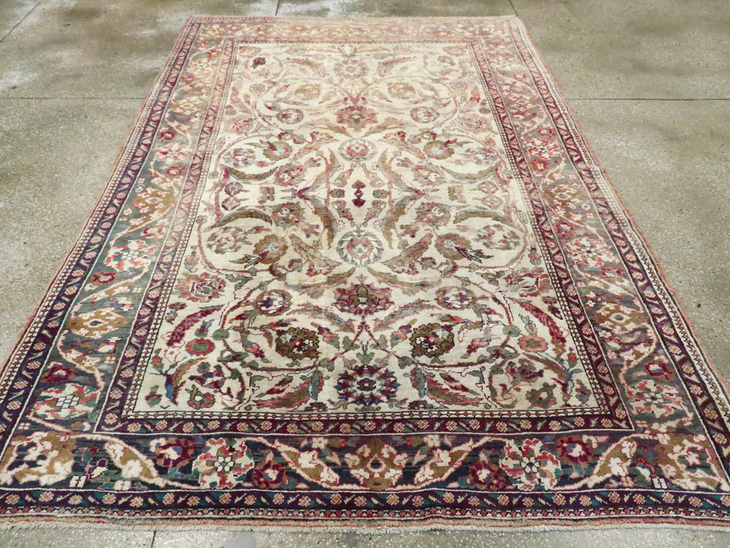 Antique Turkish Oushak Rug, No.17286 - Gss