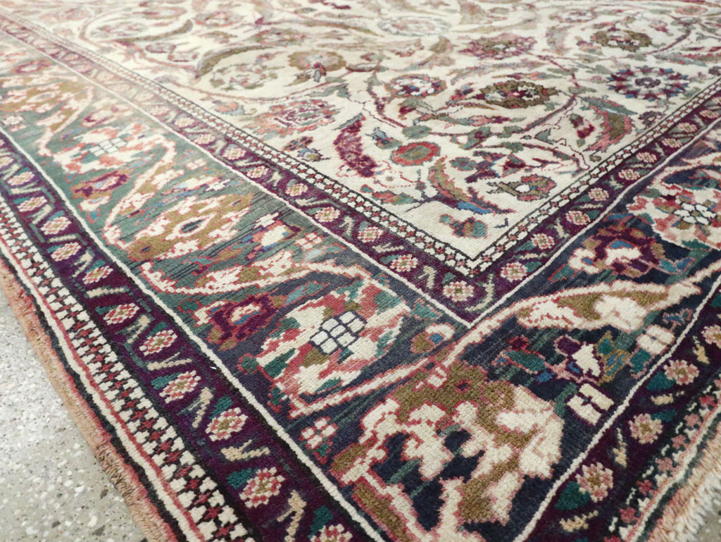 Antique Turkish Oushak Rug, No.17286 - Gss