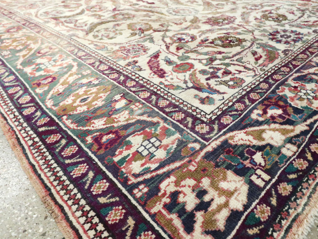 Antique Turkish Oushak Rug, No.17286 - Gss